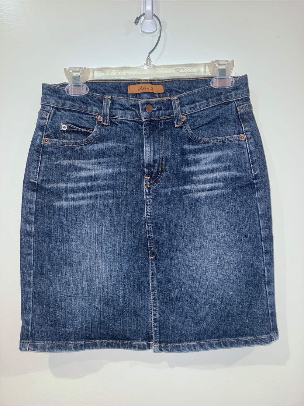 Arden B Denim Mini Skirt, 0